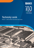 Technický ceník BAXI 05-2025